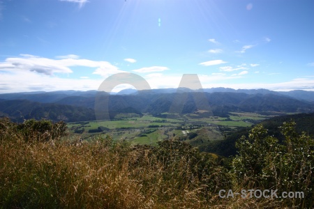 Mountain new zealand south island grass sky.