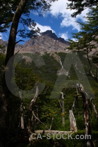 Mountain patagonia torres del paine trek south america.