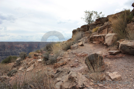 Mountain rock landscape white.