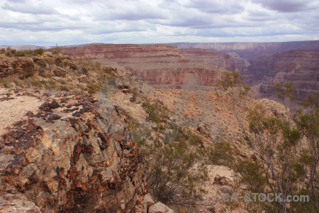 Mountain white brown rock landscape.