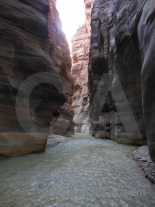 Mujib jordan water cliff canyon.