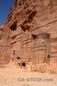 Nabataeans tomb carving asia historic.