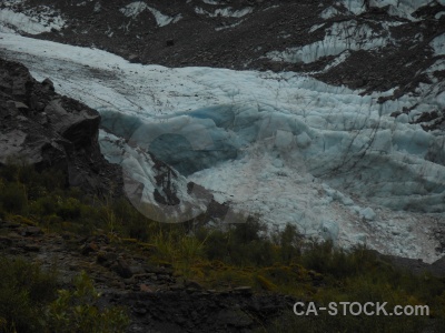 New zealand water rock fox river glacier.