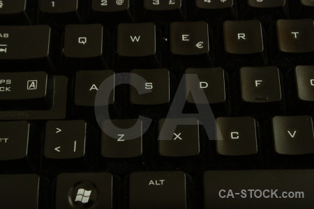 Object black keyboard key computer.