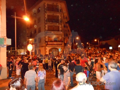 Orange person javea europe building.