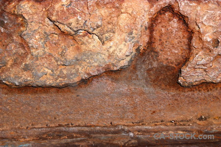 Orange texture rust brown.