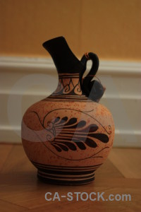 Ornament object brown pot.