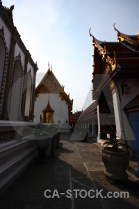 Ornate southeast asia building bangkok royal palace.