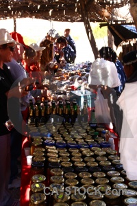 Payogasta person jar south america market.