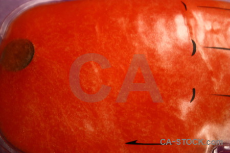 Plastic orange texture red.