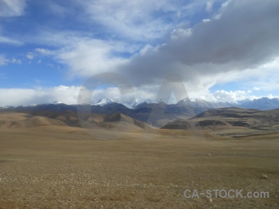 Plateau mountain china sky asia.