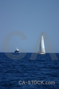 Punta estrella sail boat europe sea spain.