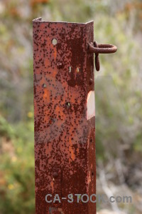 Red rust texture.