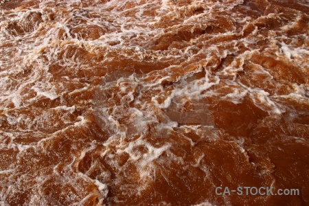 River iguacu falls texture south america water.