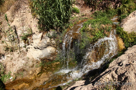 River waterfall algar green spain.