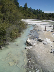 Rock blue desert.