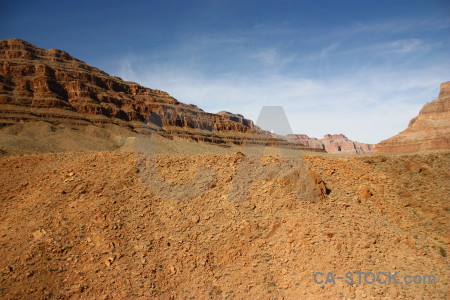 Rock brown desert mountain landscape.
