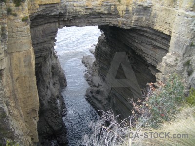 Rock cliff.