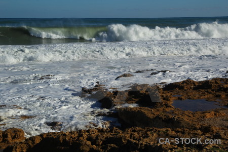 Rock europe wave spain water.