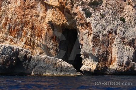 Rock javea europe spain cave.