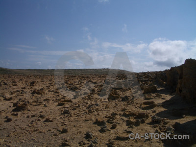 Rock landscape blue.