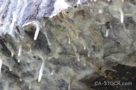 Rock stalactite gray.