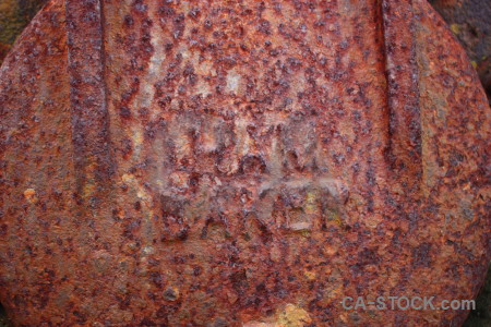 Rust red texture.
