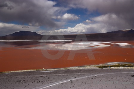 Salt lake bolivia andes sky altitude.