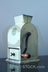 Scientific coffee grinder object.