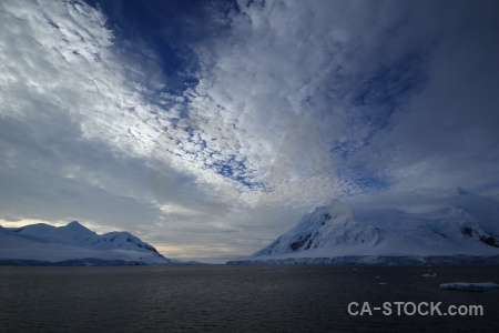 Sea adelaide island antarctic peninsula ice mountain.