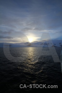 Sea sky south pole sunrise day 8.
