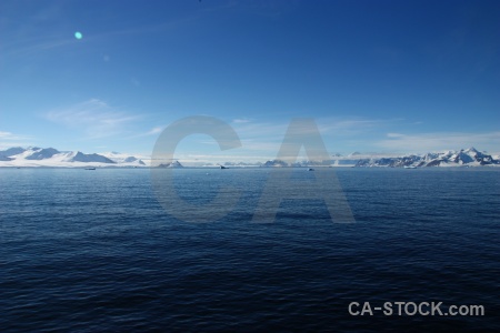 Sea snowcap snow south pole antarctica cruise.