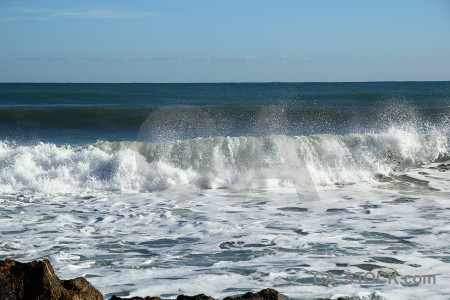 Sea wave water europe spain.