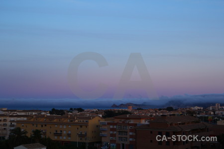 Sky javea spain cloud europe.