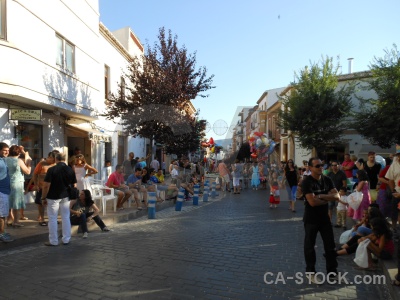 Sky person fiesta building javea.