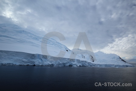 Snow antarctica cruise channel south pole antarctic peninsula.