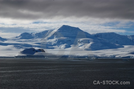 Snow cloud antarctica water adelaide island.