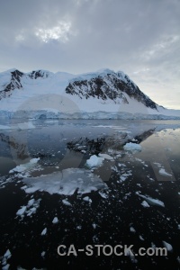 Snow ice channel gunnel antarctic peninsula.