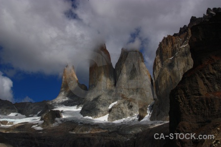 Snow patagonia torres del paine mountain day 7.
