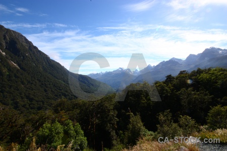 Snowcap landscape cloud south island sky.