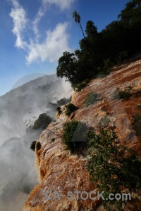 South america cloud sky waterfall tree.