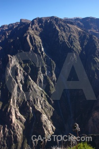 South america rock colca valley andes altitude.