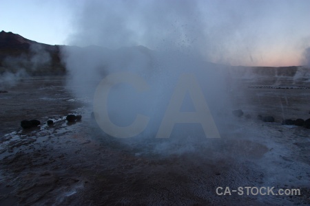 South america water atacama desert geyser chile.