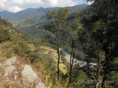 South asia cloud mountain modi khola valley trek.