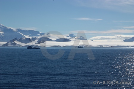 South pole snowcap water antarctica marguerite bay.