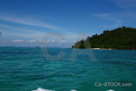 Southeast asia water island bamboo sea.