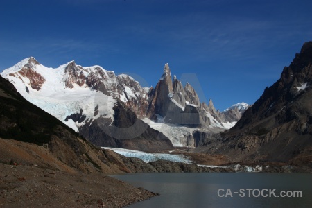 Southern patagonian ice field sky water snow south america.