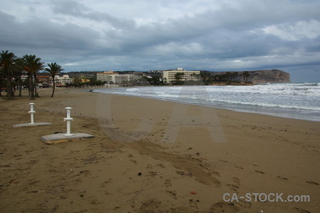 Spain arenal beach sea javea.