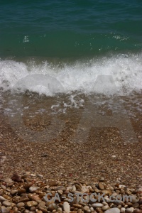 Spain europe javea wave beach.