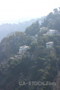 Spain javea building cliff white.